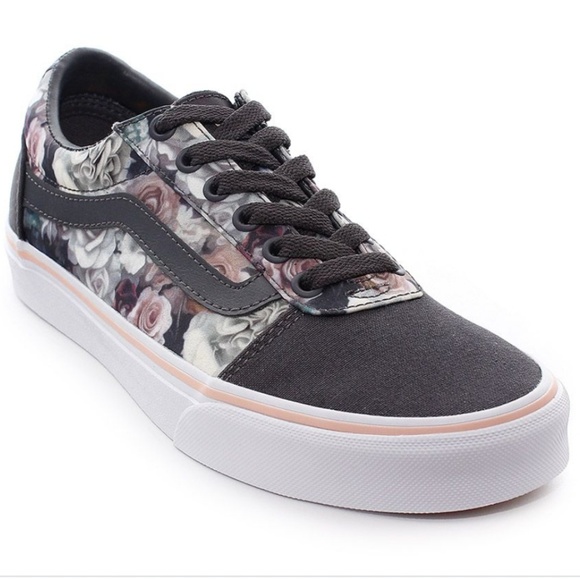 vans floral roses